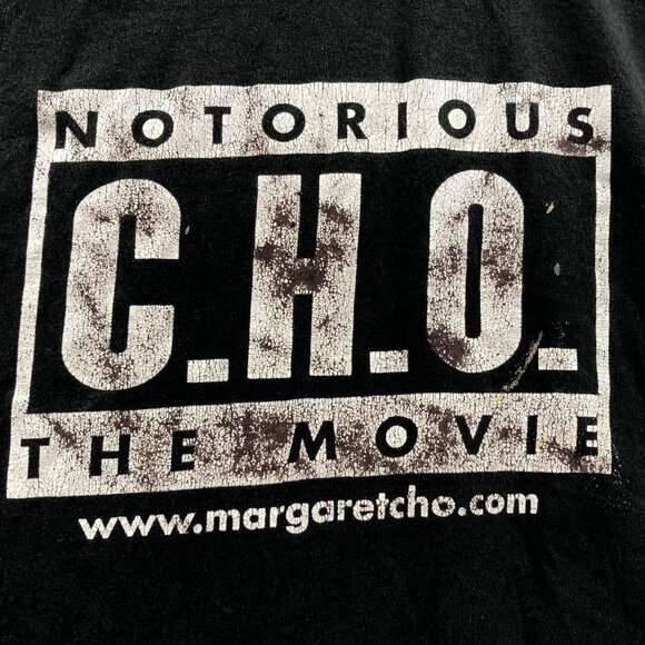 Margaret Cho Mens Notorious C.H.O. The Movie T-Shirt Large Black Graphic Tee - Picture 3 of 9